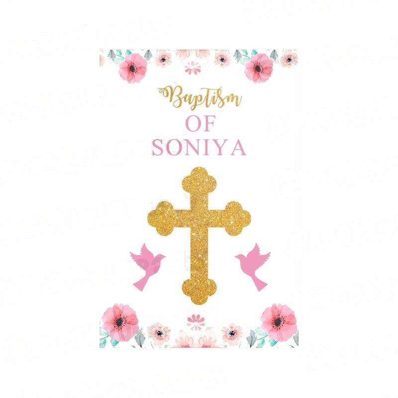Baptism Pink Poster 03