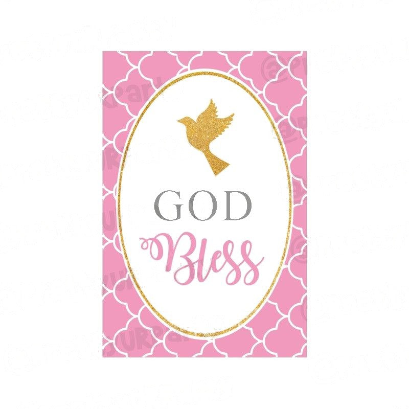 Baptism Pink Poster 04