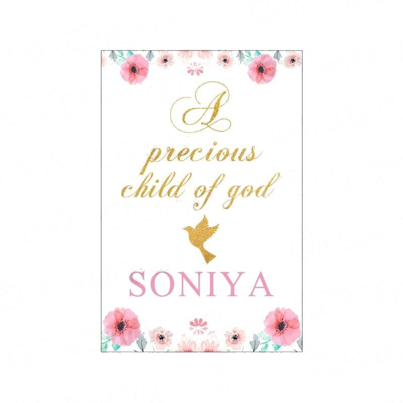 Baptism Pink Poster 02