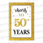 50th Birthday Poster 03 THEME PARTIES Pretty UR Party 30th Birthday