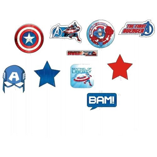Captain America Photo Booth Prop
