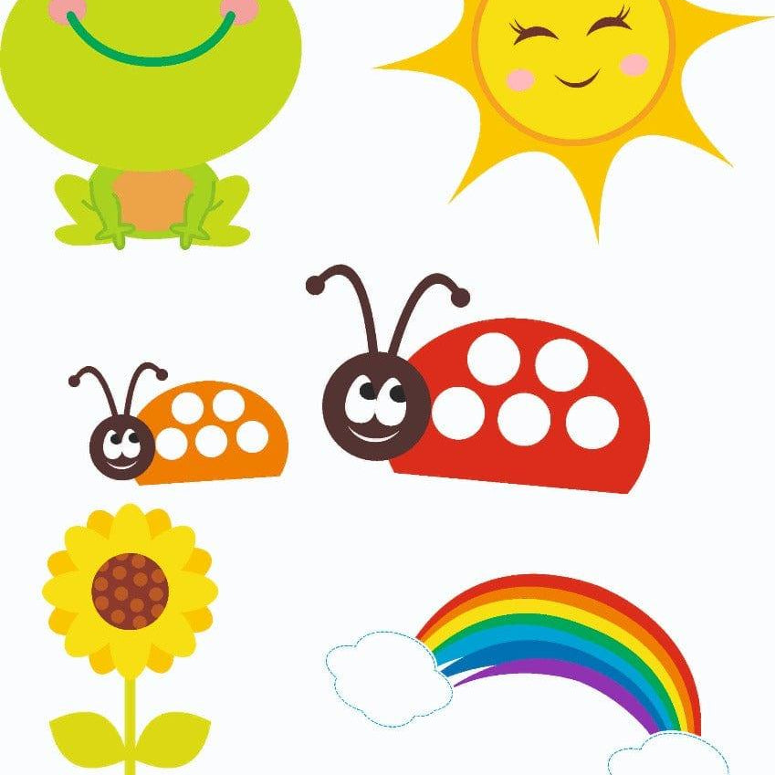 Rainbow Theme Cutouts THEME PARTIES Pretty UR Party