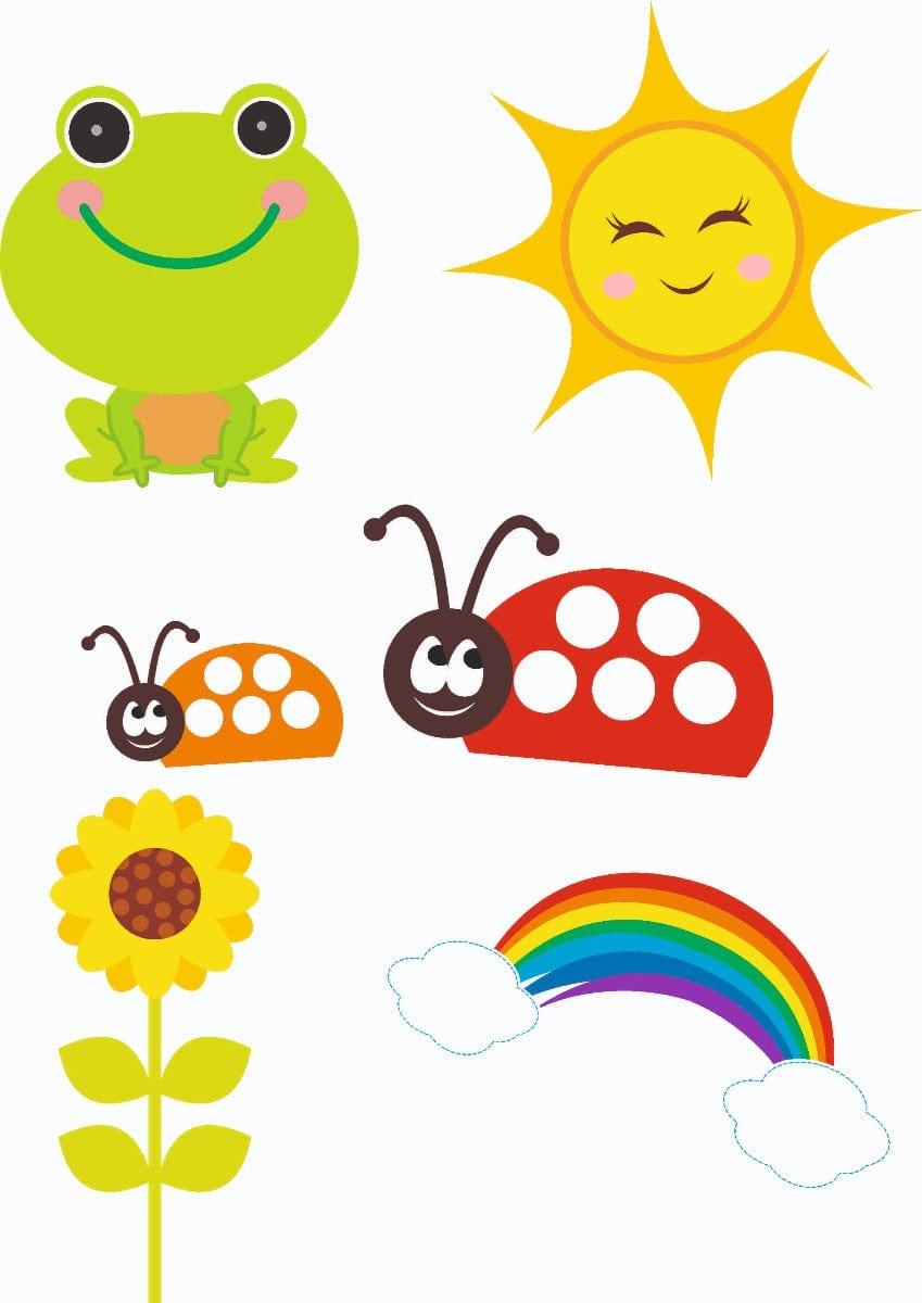 Rainbow Theme Cutouts THEME PARTIES Pretty UR Party
