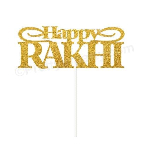 Rakhi Cake Topper ALL PARTY SUPPLIES Pretty UR Party Card Stock Glitter Paper