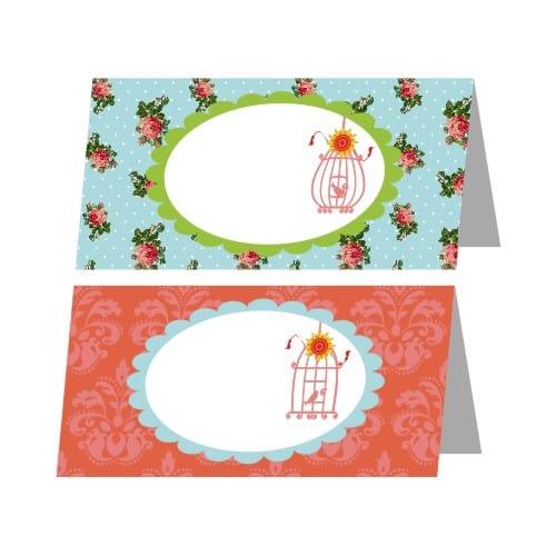 Vintage Rakhi Food Labels / Buffet Table Cards ALL PARTY SUPPLIES Pretty UR Party Default Title