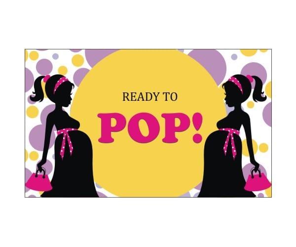 Ready to Pop Baby Shower Party Decorations BABY SHOWER Pretty UR Party