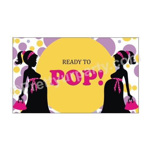 Ready to Pop Baby Shower Theme Backdrop PERSONALISED Pretty UR Party Default Title