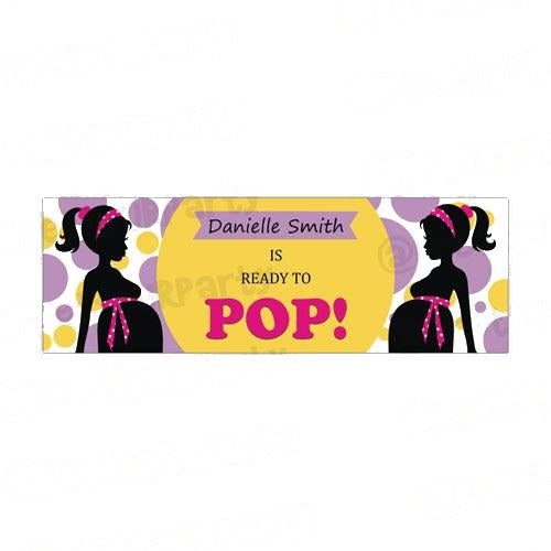 Personalized Ready To Pop Birthday Banner 30in