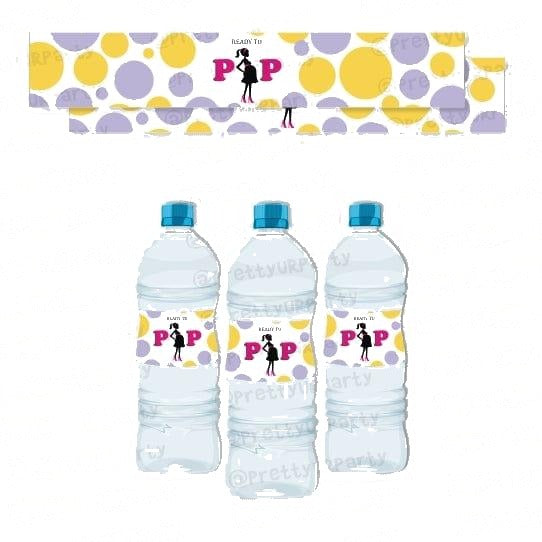 Ready to POP Water Bottle Labels