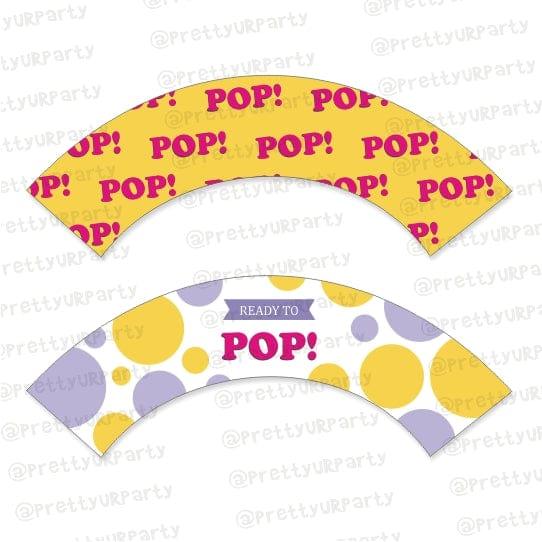 Ready to POP Cupcake Wrappers BABY SHOWER Pretty UR Party Default Title