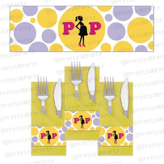 Ready to POP Napkin Rings BABY SHOWER Pretty UR Party Default Title