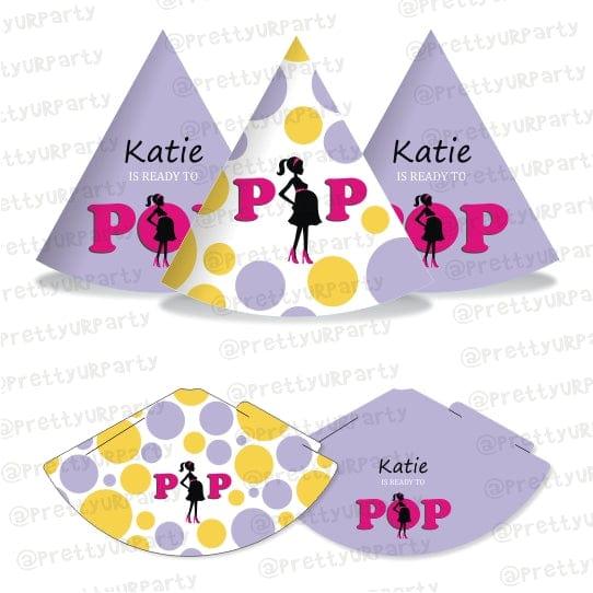 Ready to POP Hats - Pack of 10 BABY SHOWER Pretty UR Party Default Title