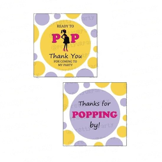 Ready to POP Thank you Tags