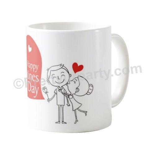 Happy Valentines Day Red Heart Mug ALL PARTY SUPPLIES Pretty UR Party