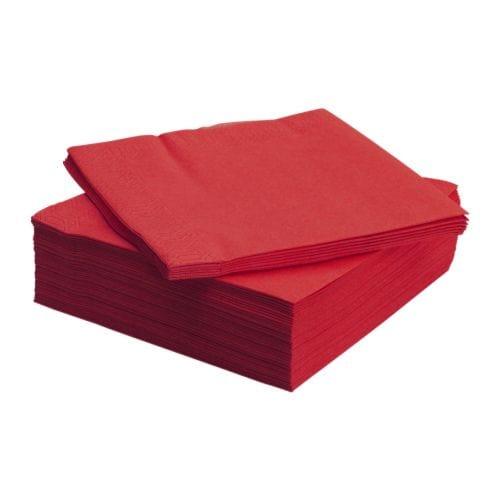 Red Paper Napkins - Pack of 20 ALL PARTY SUPPLIES Pretty UR Party