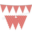 Red Stripes Bunting BABY SHOWER Pretty UR Party Default Title