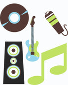 Rockstar Theme Cutouts THEME PARTIES Pretty UR Party