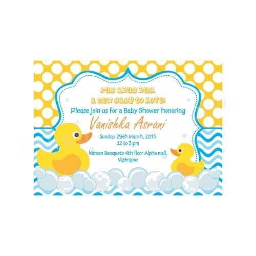 Rubber Ducky E-Invitations