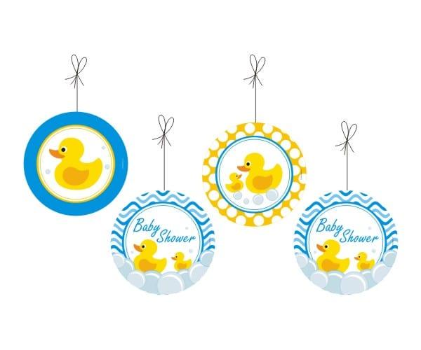 Rubber Ducky Baby Shower Decorations Package BABY SHOWER Pretty UR Party