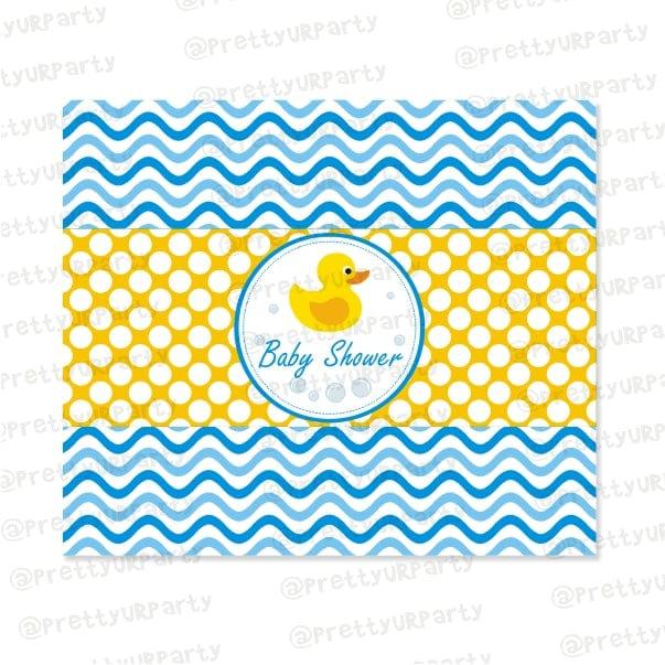 Rubber Ducky Chocolate Wrappers BABY SHOWER Pretty UR Party Default Title