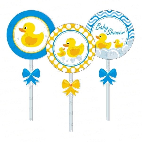 Rubber Ducky Cupcake Toppers — image 2