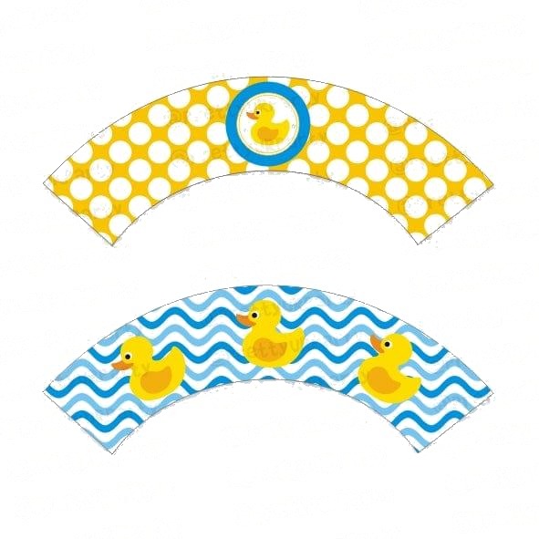 Rubber Ducky Cupcake Wrappers