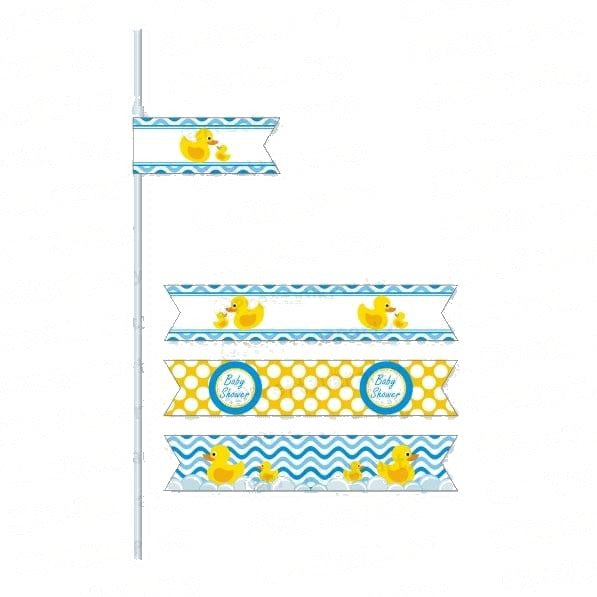 Rubber Ducky Drink Straws