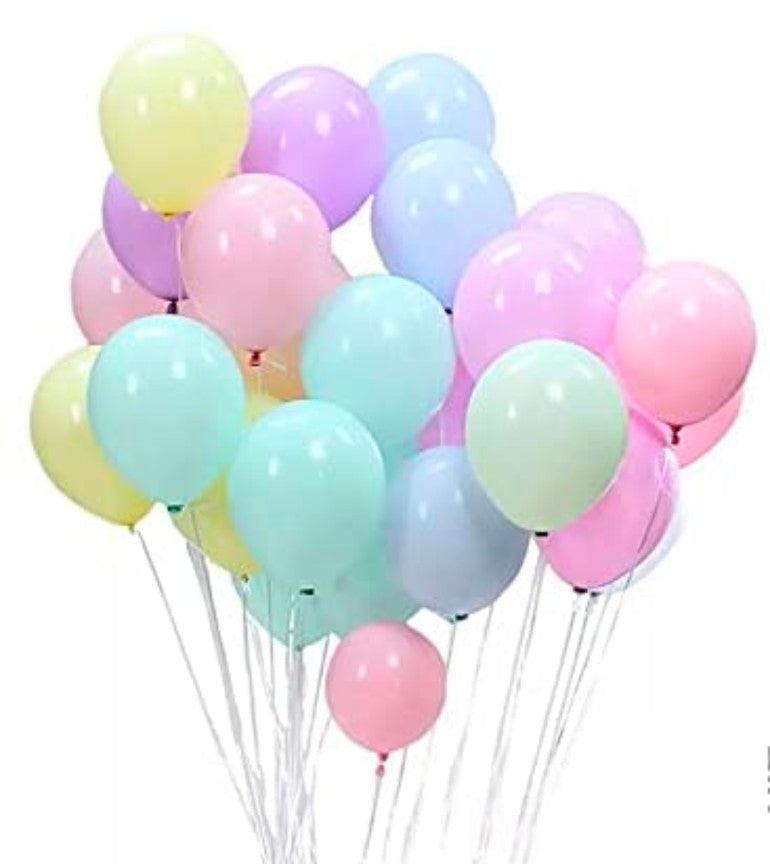 Pastel Balloons - Assorted Colour - Pack of 25 ALL PARTY SUPPLIES Pretty UR Party