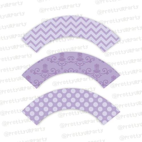 Sofia the first inspired Cupcake Wrappers Pretty UR Party