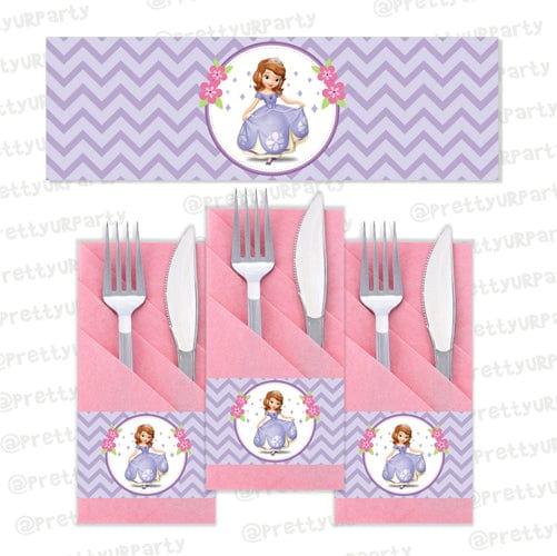 Sofia the first inspired Napkin Rings Pretty UR Party