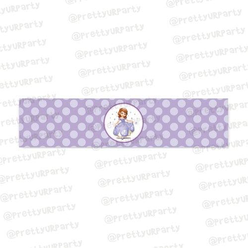 Sofia the first inspired Wrist Bands - Pack of 10 Pretty UR Party Default Title
