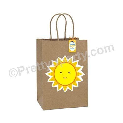 Sunshine Theme Gift Bags - Pack of 10 ACCESSORIES Pretty UR Party