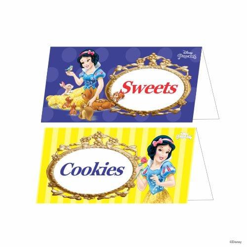 Snow White Theme Food Labels / Buffet Table Cards THEME PARTIES Pretty UR Party