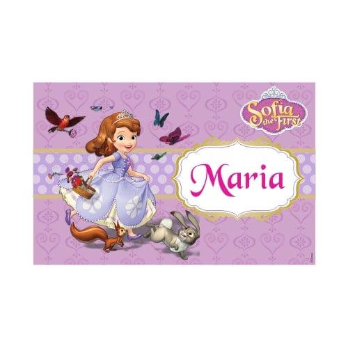Sofia the first Enchanted Garden Party personalized Placemats PERSONALISED Pretty UR Party Default Title