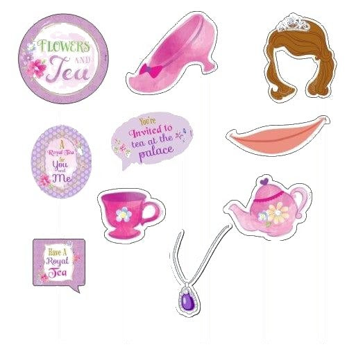 Sofia the first Enchanted Garden Party Photo Booth Prop