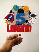 Space Cake Topper HANDCRAFTED Pretty UR Party