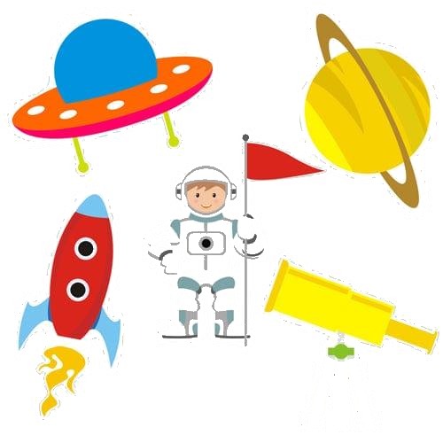 Space Theme Cutouts