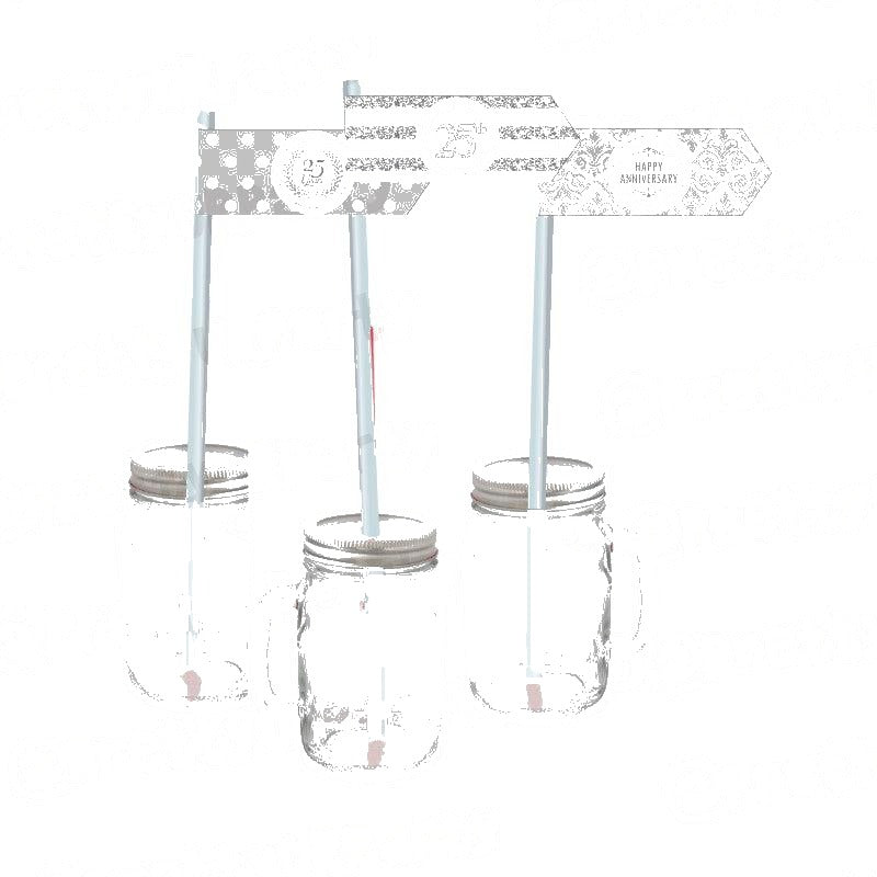 25th Anniversary Theme Drink Straws — image 2