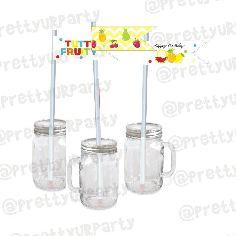 Tutti Fruity Theme Drink Straws THEME PARTIES Pretty UR Party