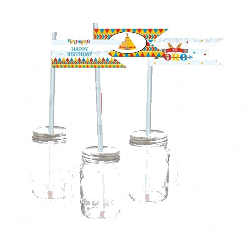 Wild One Theme Drink Straws — image 2