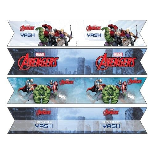 Avengers Drink Straws