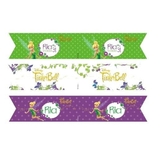 Tinkerbell Theme Drink Straws