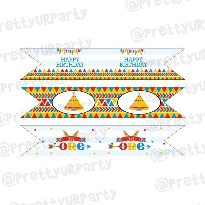 Wild One Theme Drink Straws ALL PARTY SUPPLIES Pretty UR Party