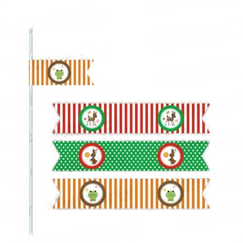 Woodland/Forest Drink Straws