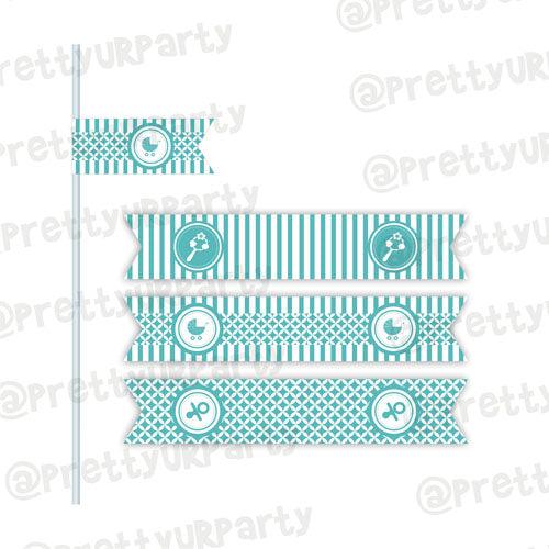 Baby & Co. Drink Straws BABY SHOWER Pretty UR Party