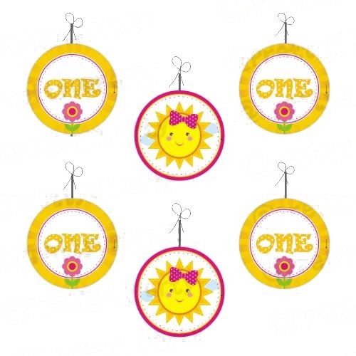 My little Sunshine 1st birthday Danglers