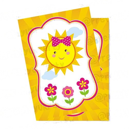 My little Sunshine 1st birthday Centerpieces - Pack of 2