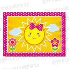 My little Sunshine 1st birthday Table Mats ALL PARTY SUPPLIES Pretty UR Party Default Title