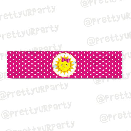 My Little Sunshine 1st birthday Wrist Bands - Pack of 10 ALL PARTY SUPPLIES Pretty UR Party Default Title