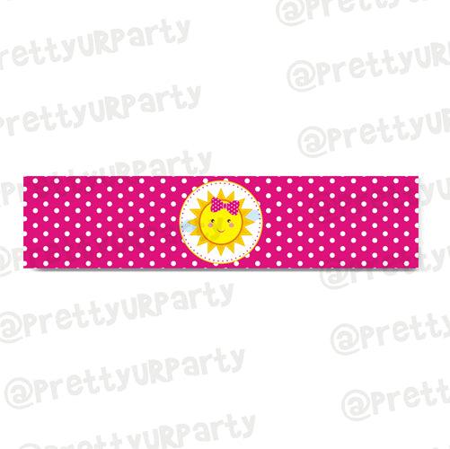 My Little Sunshine 1st birthday Wrist Bands - Pack of 10 ALL PARTY SUPPLIES Pretty UR Party Default Title